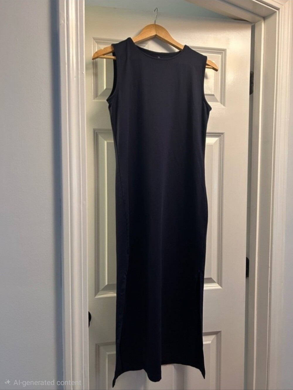 Dudley Stephens Blue Maxi Sheath Dress-M-NWOT